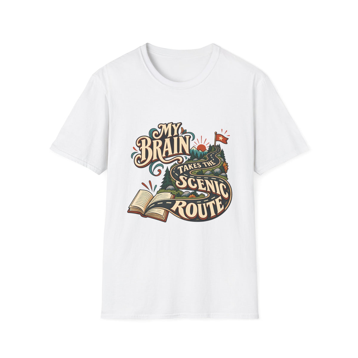 The Scenic Route | A Beautifully Different Mind | Neurodivergent Shirt