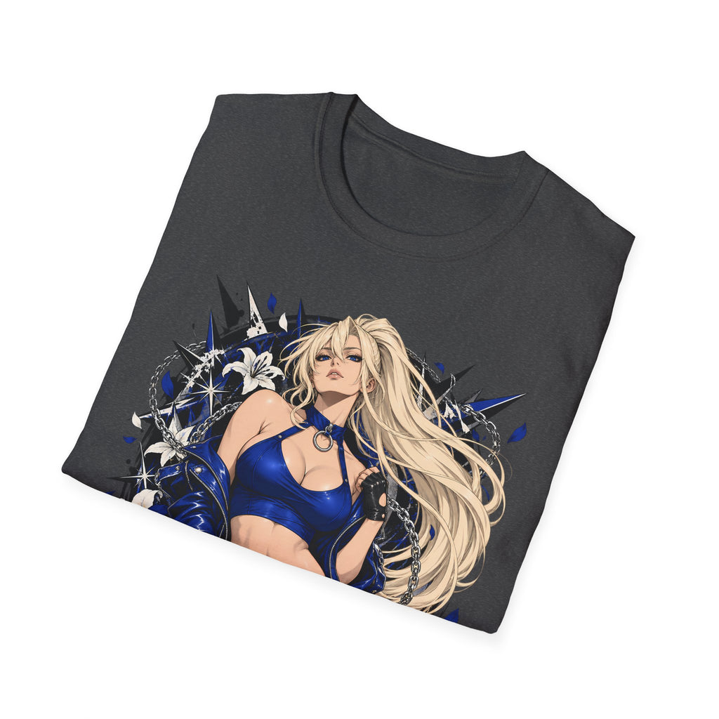 Electric Girl | Japanese Anime | Blonde Bombshell Pin Up Graphic Shirt