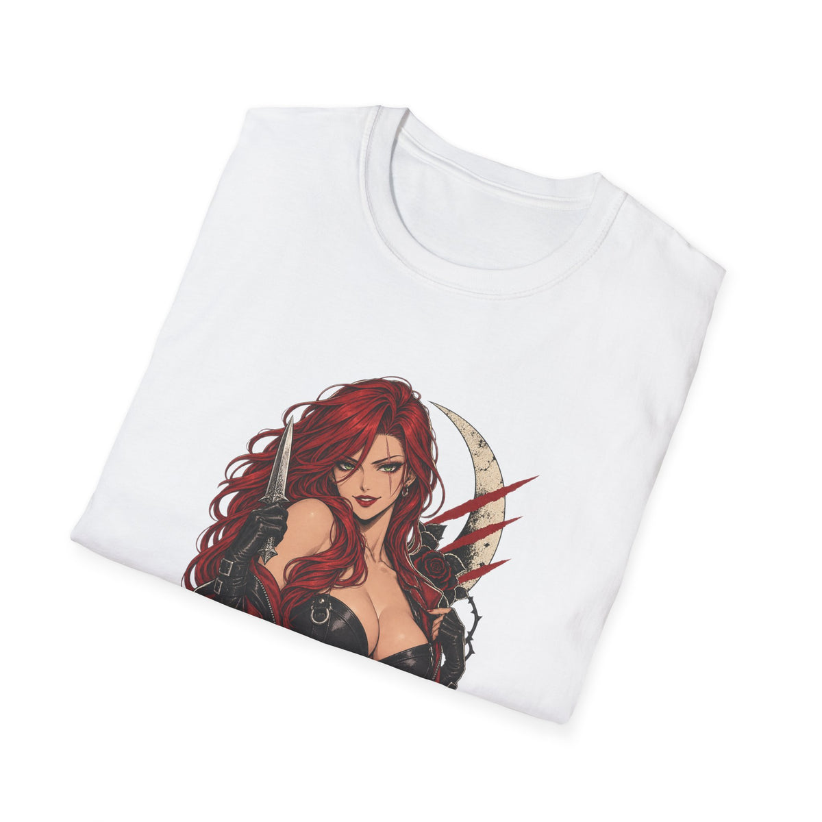 Katarina | League of Legends | Gothic Redhead Pin Up Assasin T-Shirt