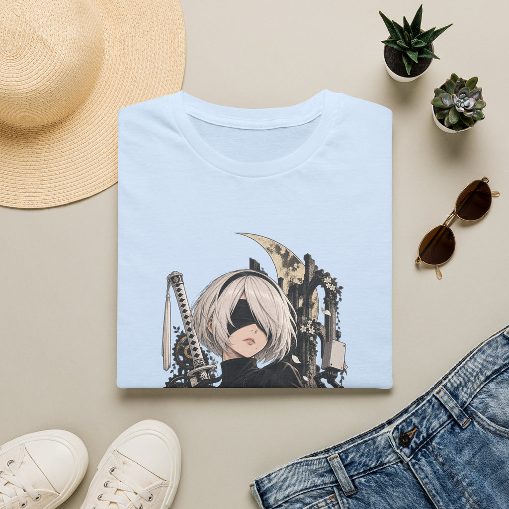 2B | Nier Automata | Anime Character Gothic T-Shirt