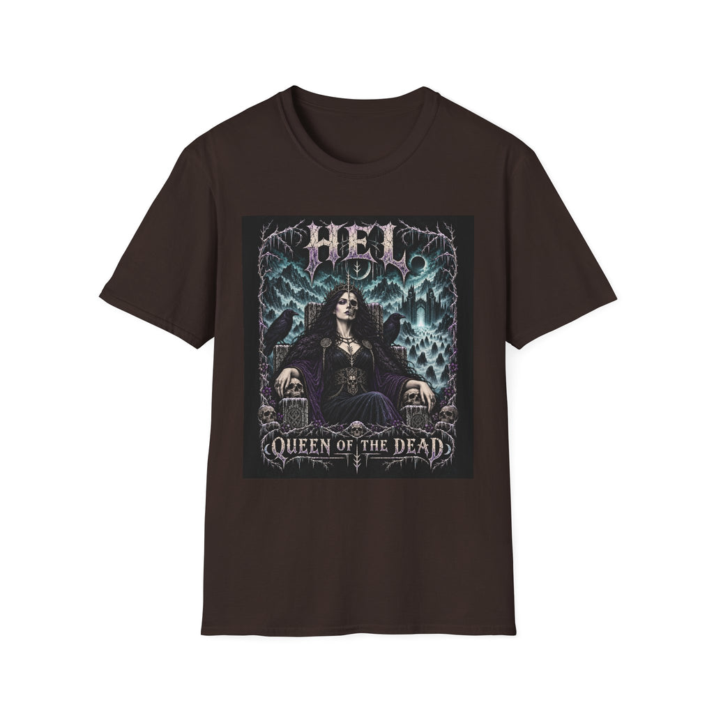 Hel Queen of the Dead T-Shirt — Gothic Metal Band Art Tee