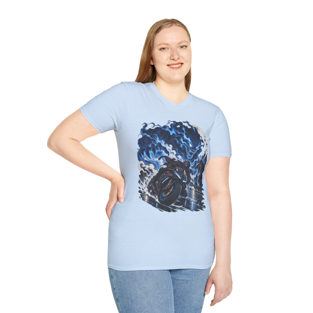 Demon of the Storm | Night Rider | Japanese Urban Motorcycle Tee
