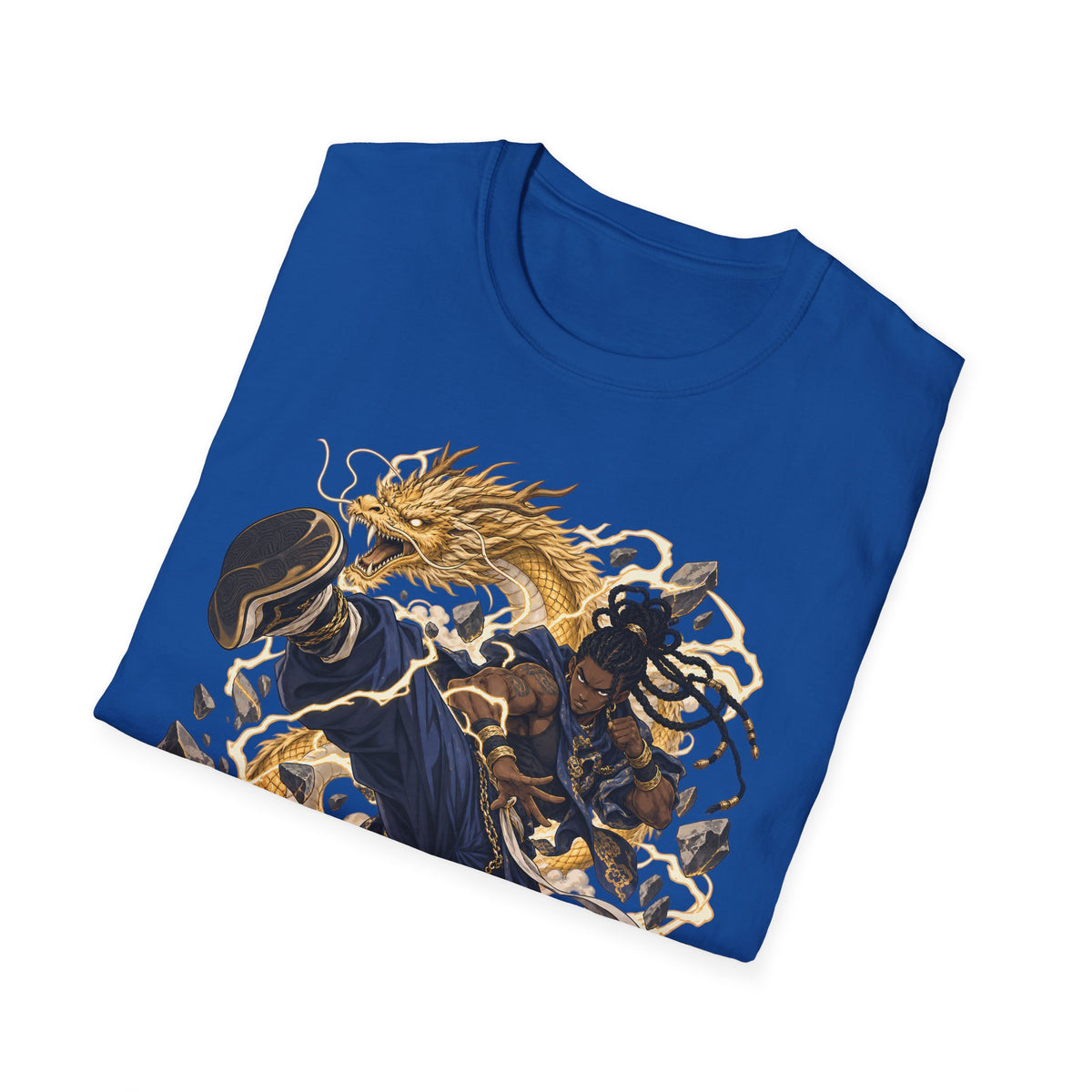Golden Dragon | Ninja Dragon Kick | Martial Arts Warrior T Shirt