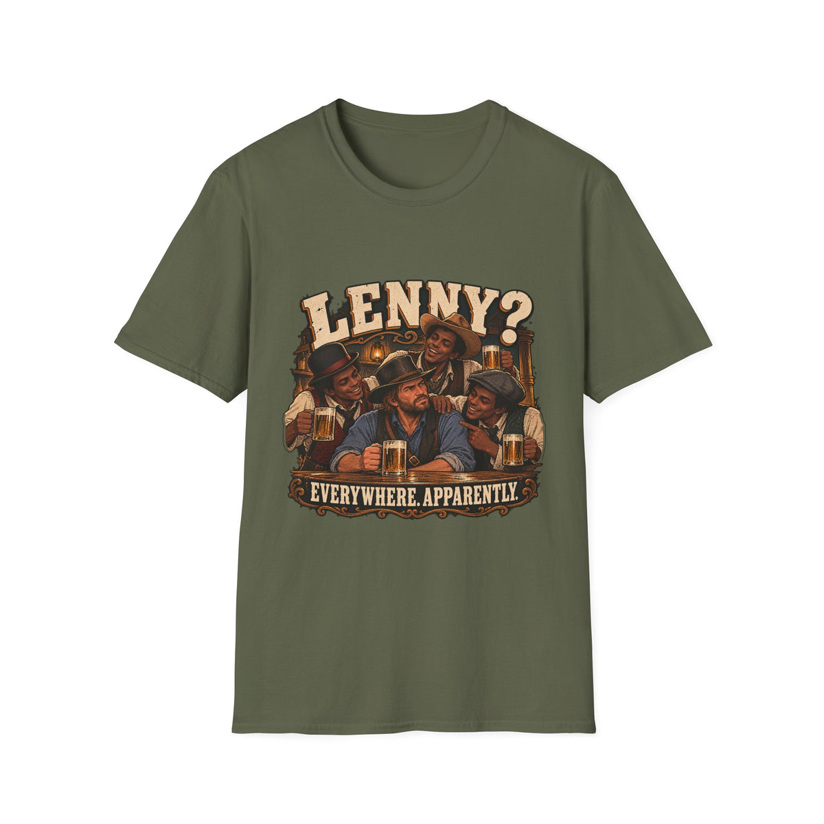 Lenny? Everywhere Apparently | Red Dead Redemption Gamer T-Shirt