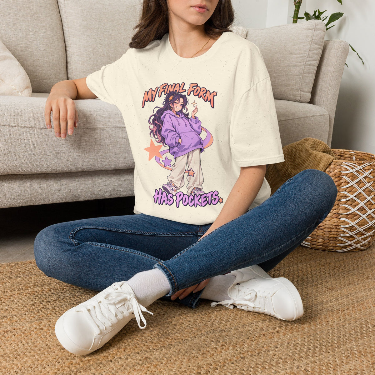 My Final Form Has Pockets | Cute Anime Girl Graphic Tee