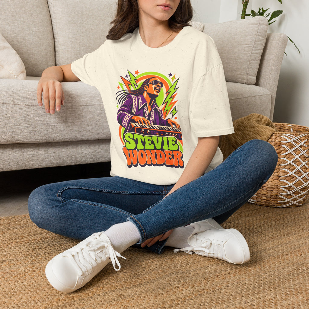 Retro Music Legend Stevie Wonder Graphic Tee