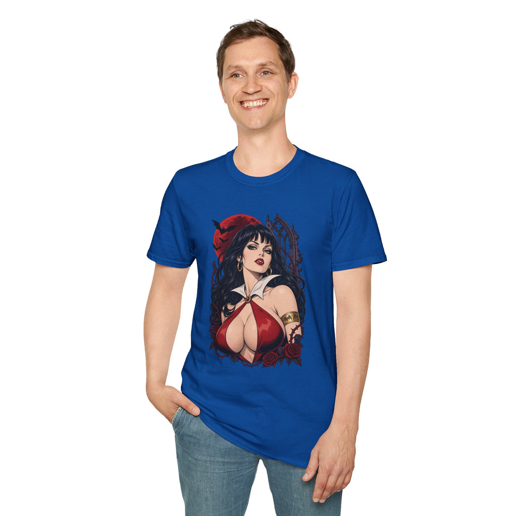Vampirella | Sexy Halloween Vampire Pin Up Girl Sorceress Graphic T-Shirt