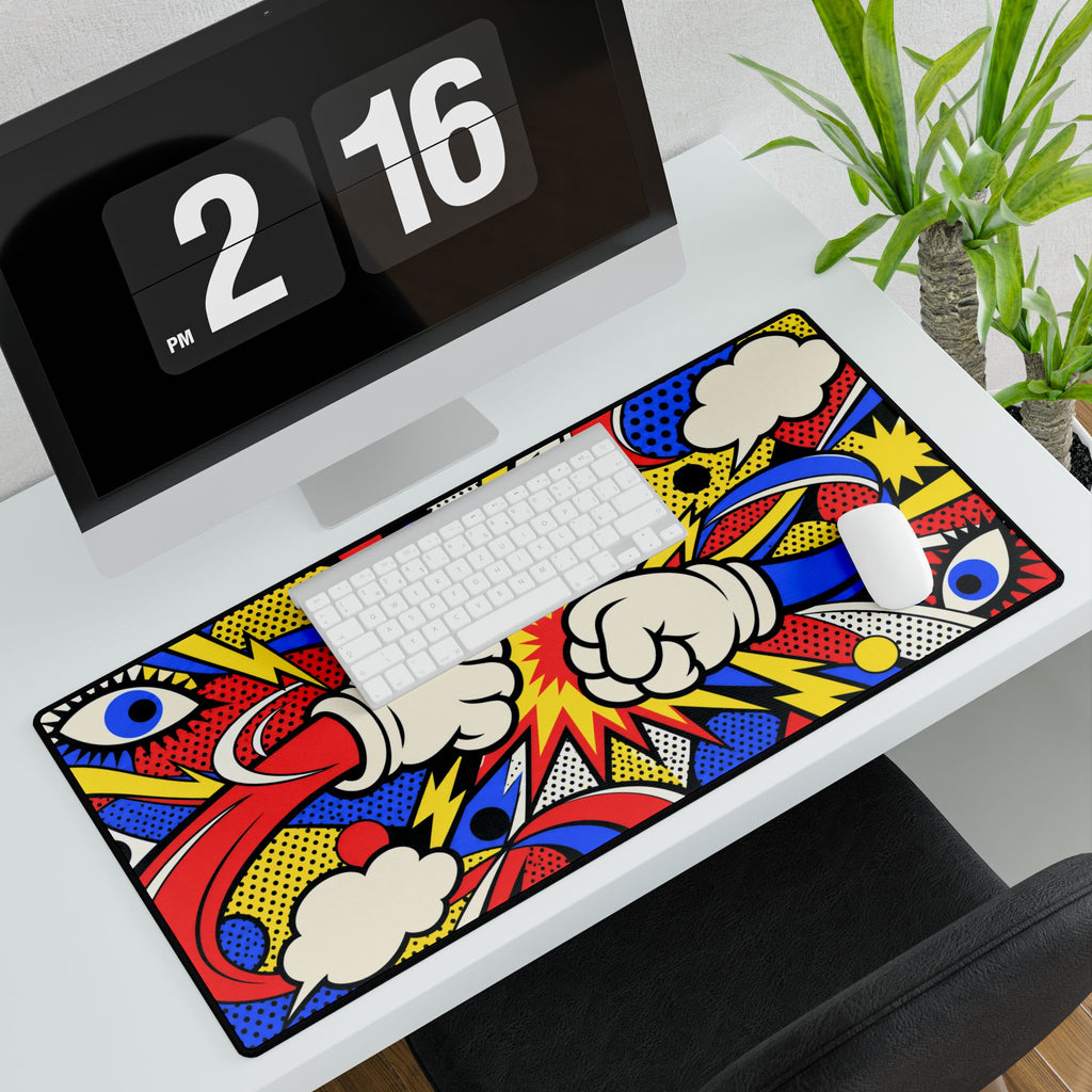 Mouse pad | Comic Impact: Comic-Style Desk Mat