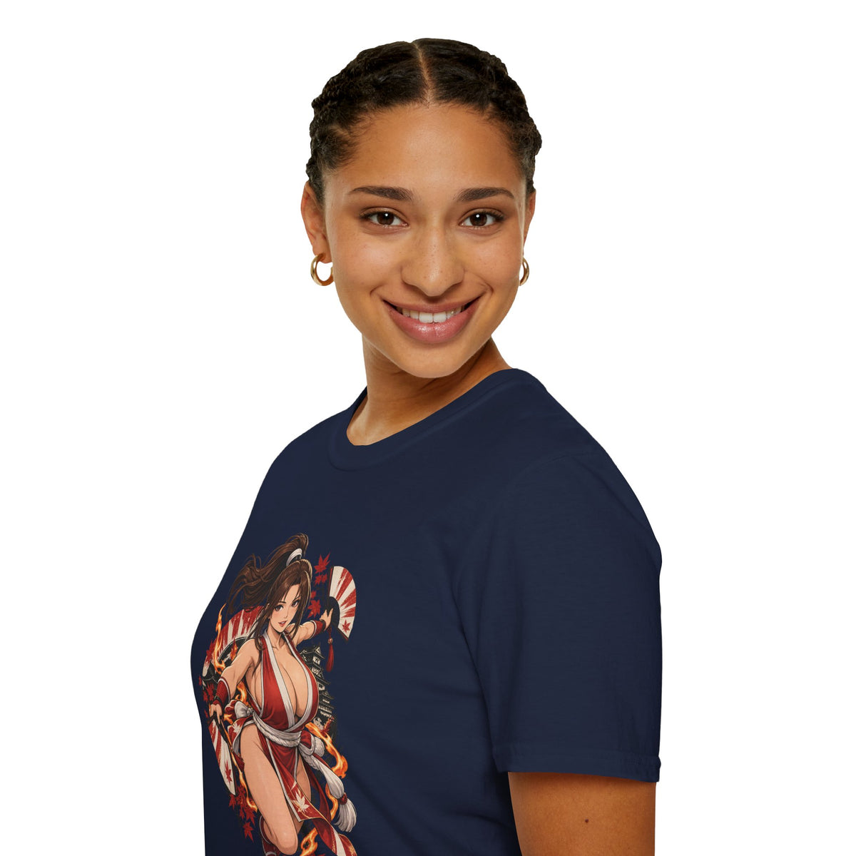 Mai Shiranui | Fatal Fury | Anime Style Pin up Girl Warrior T-Shirt