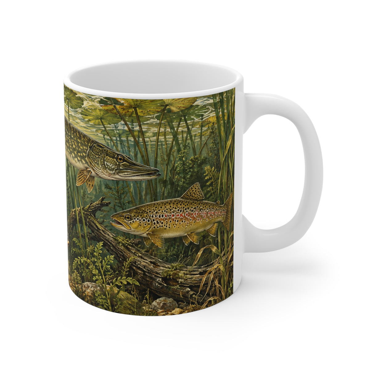 Freshwater Fish | Fishing Hobby Coffee Mug Gift (11oz)