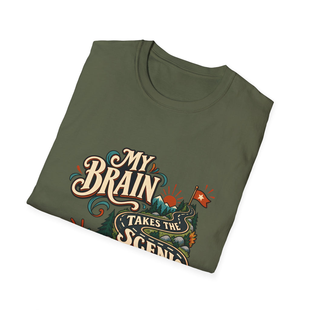 The Scenic Route | A Beautifully Different Mind | Neurodivergent Shirt