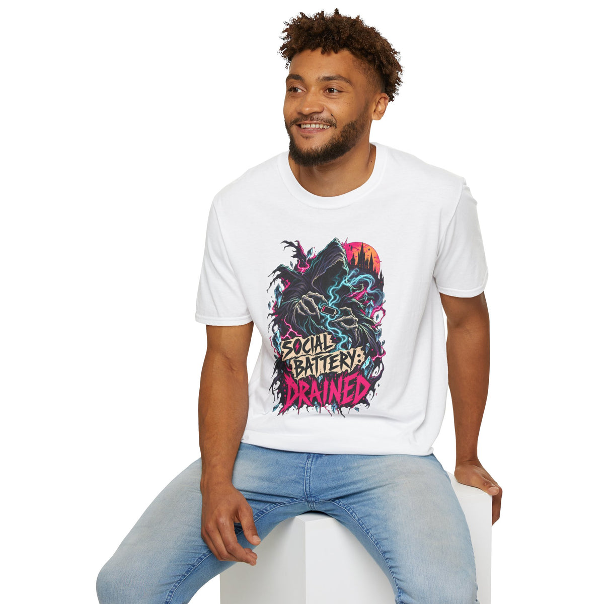 Socially Drained | Dementor | Harry Potter Graphic Tee