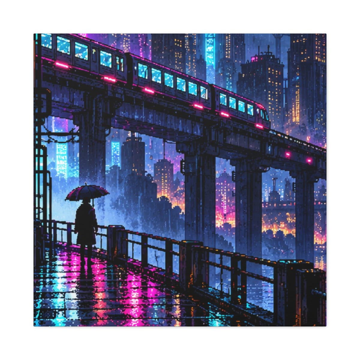 Stretched Matte Canvas Print — 1.25" Depth (Custom Design)