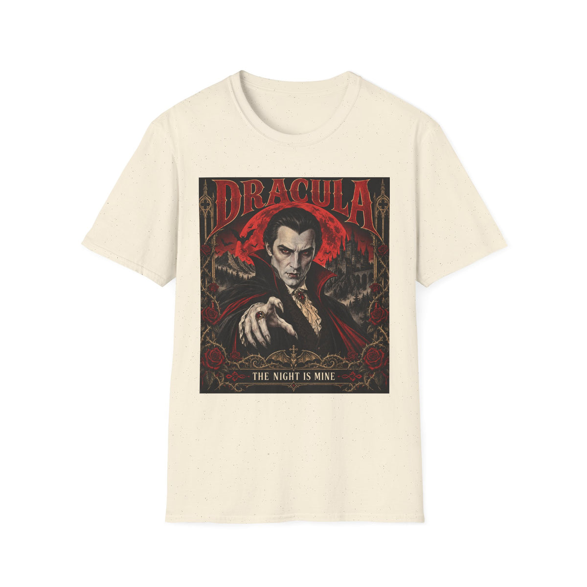 Dracula Graphic T‑Shirt — Vintage Vampire Horror Tee