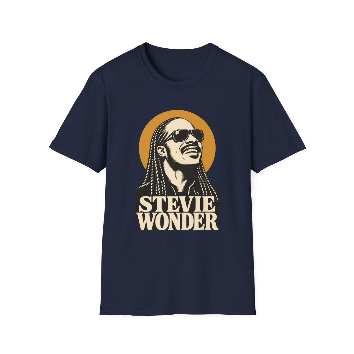Stevie Wonder Graphic T-Shirt - Retro Soul Music Tee