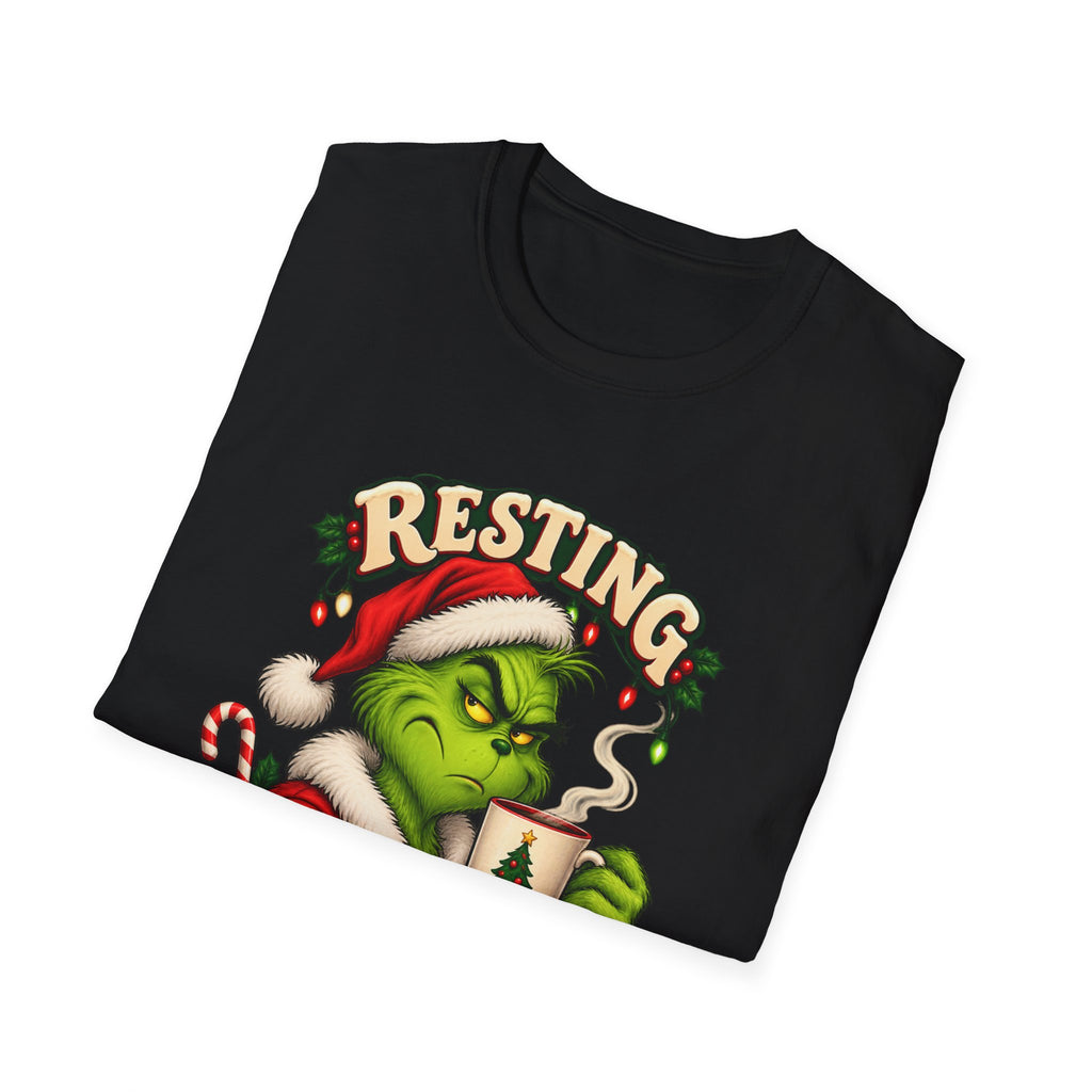 Christmas | Resting Grinch Face | Graphic Tee