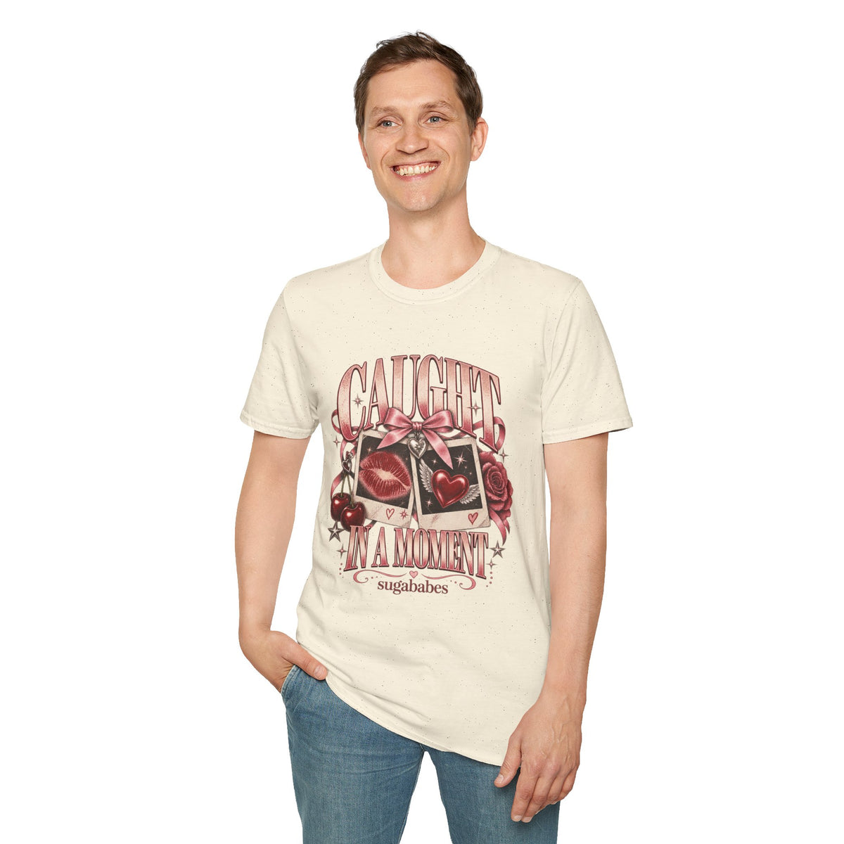 Caught In A Moment | Sugababes | Vintage Heart Polaroid Graphic Tee