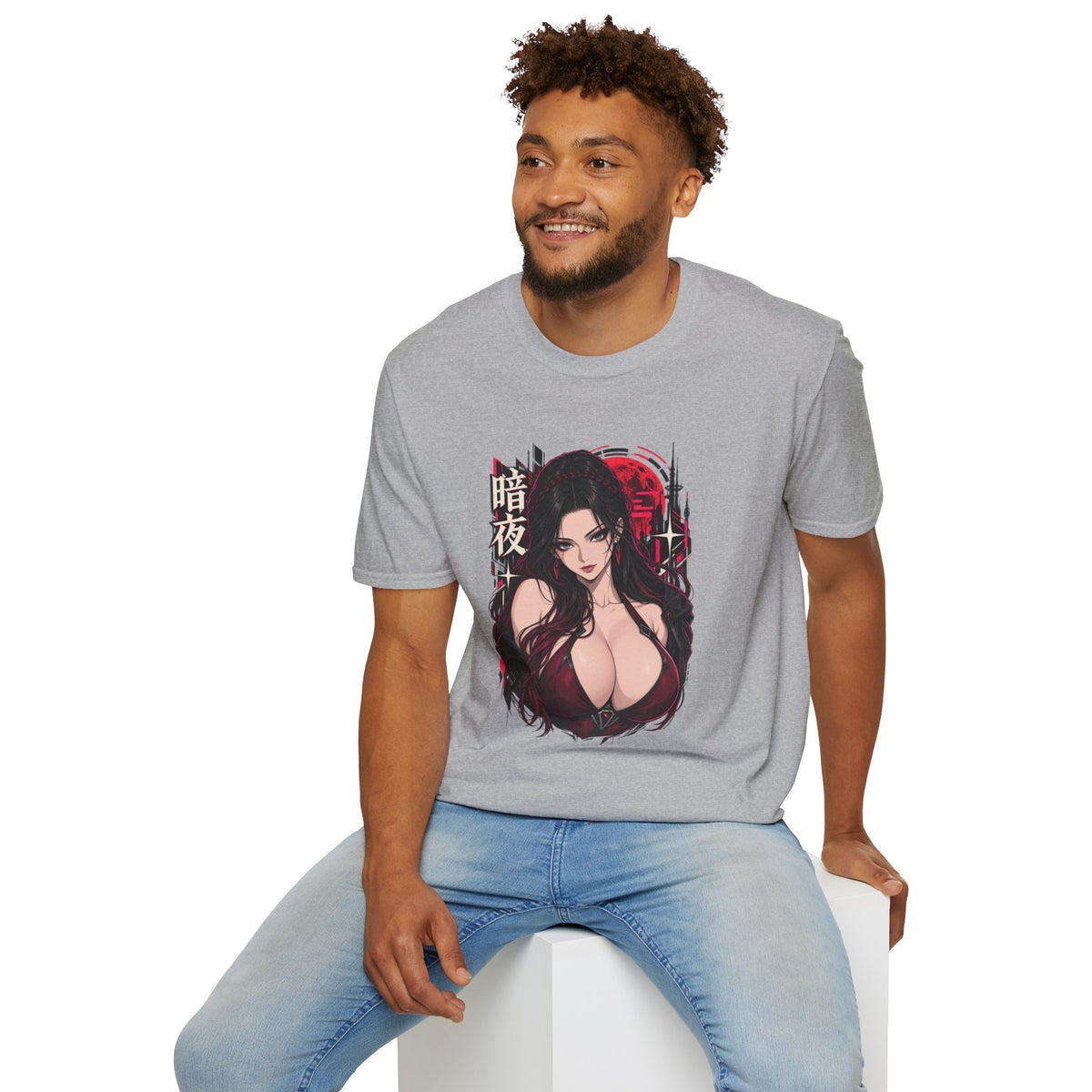 Noir | Sexy Anime Vampire Pin Up Girl | Waifu T-Shirt