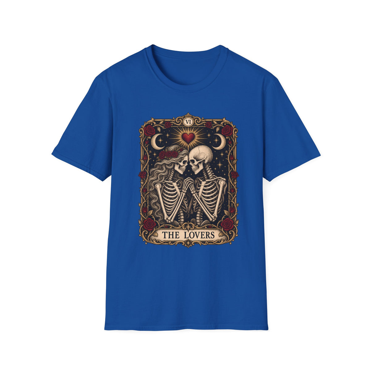 The Lovers | Skeleton Tarot | Gothic Vintage Romance Tee