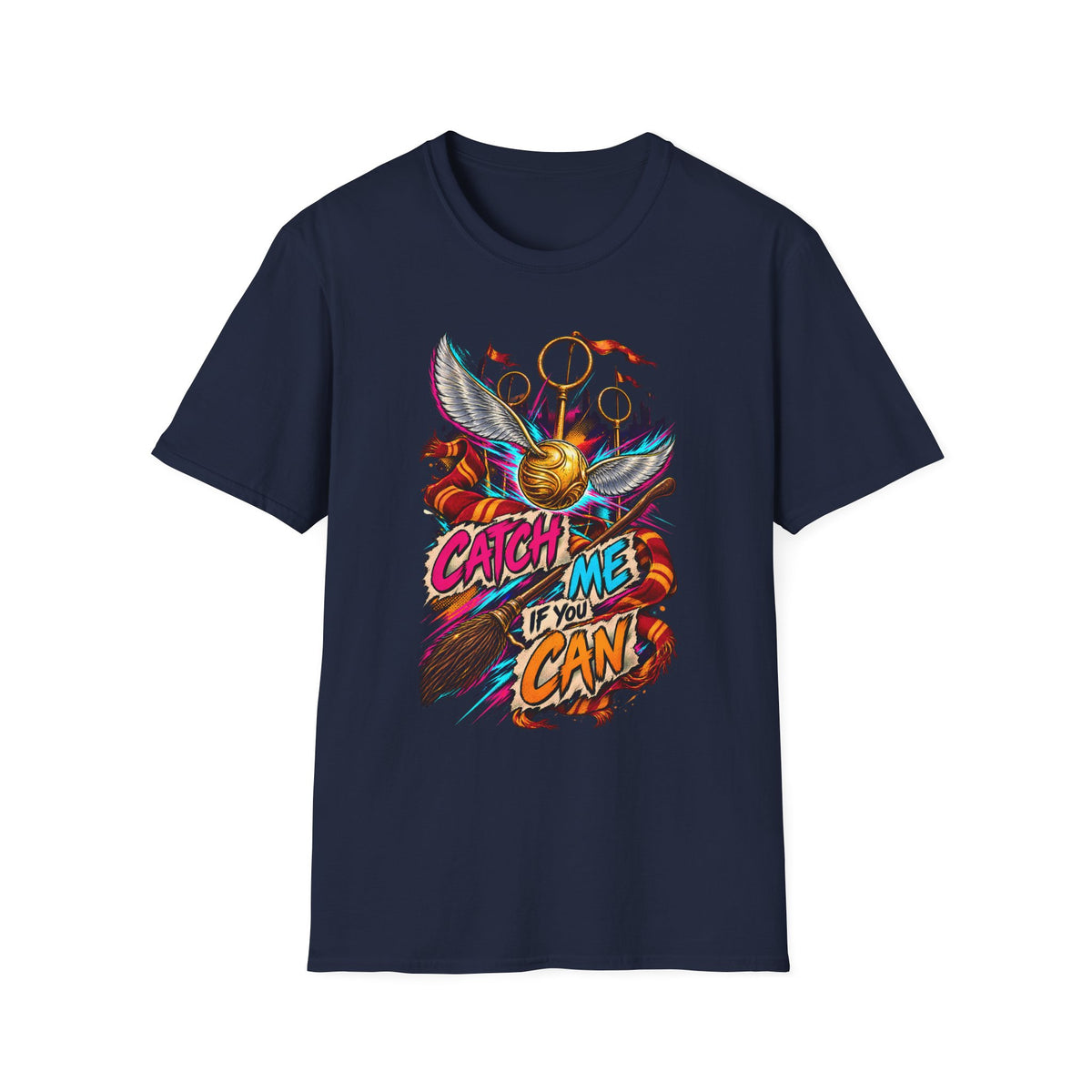 Catch Me If You Can | Golden Snitch Quidditch | Harry Potter T-Shirt