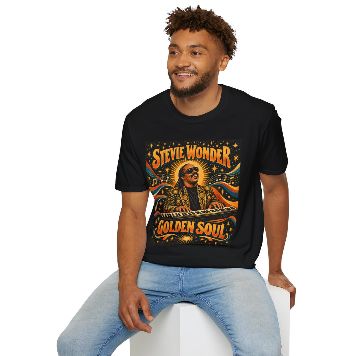 Stevie Wonder Golden Soul T‑Shirt