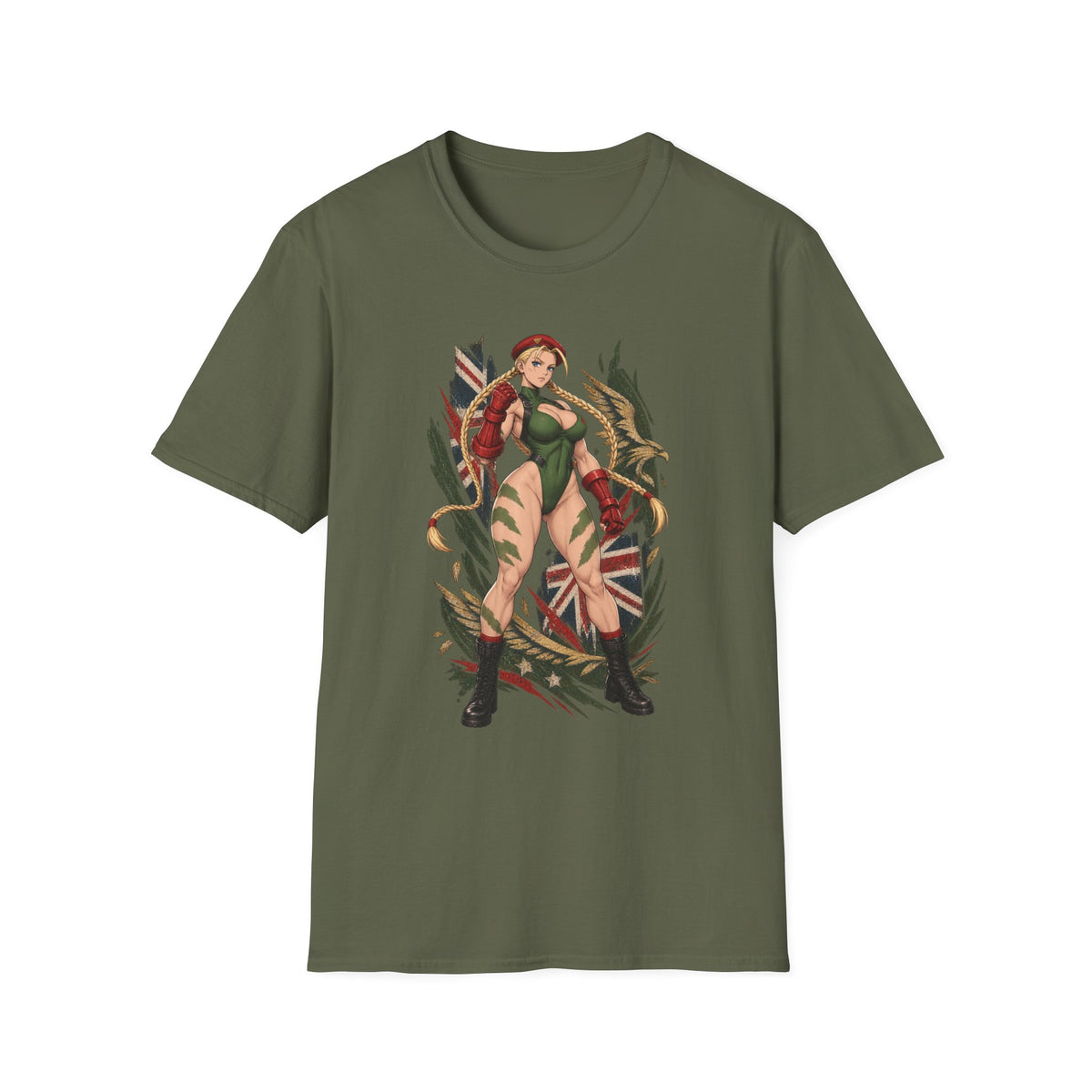 Street Fighter Cammy | Pin Up Style Cammy Shirt From Street Fighter