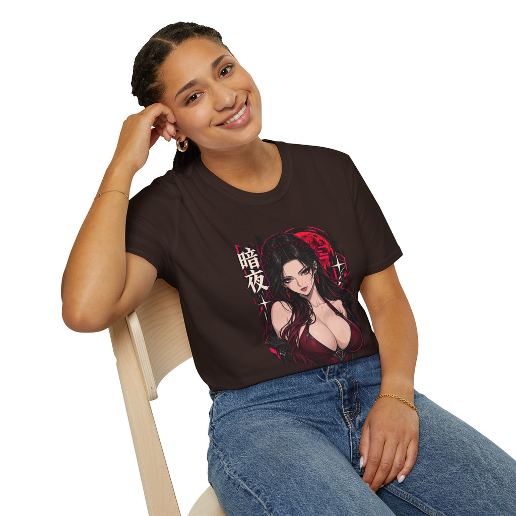 Noir | Sexy Anime Vampire Pin Up Girl | Waifu T-Shirt