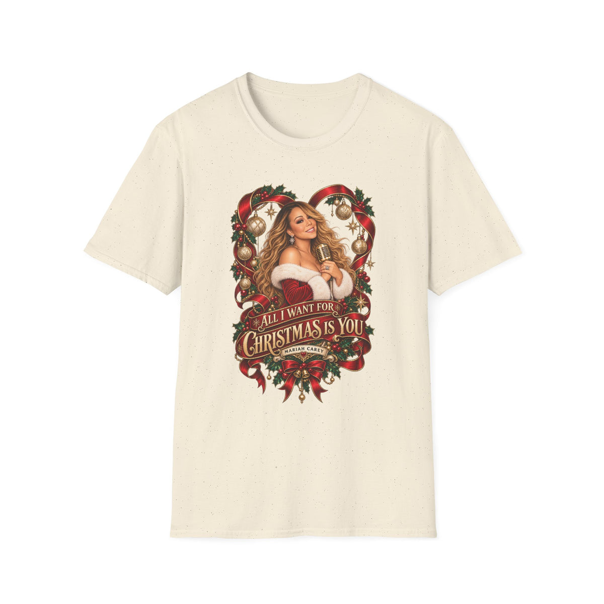 Mariah Carey | All I Want for Chrismtas Is You | Christmas Graphic T-Shirt