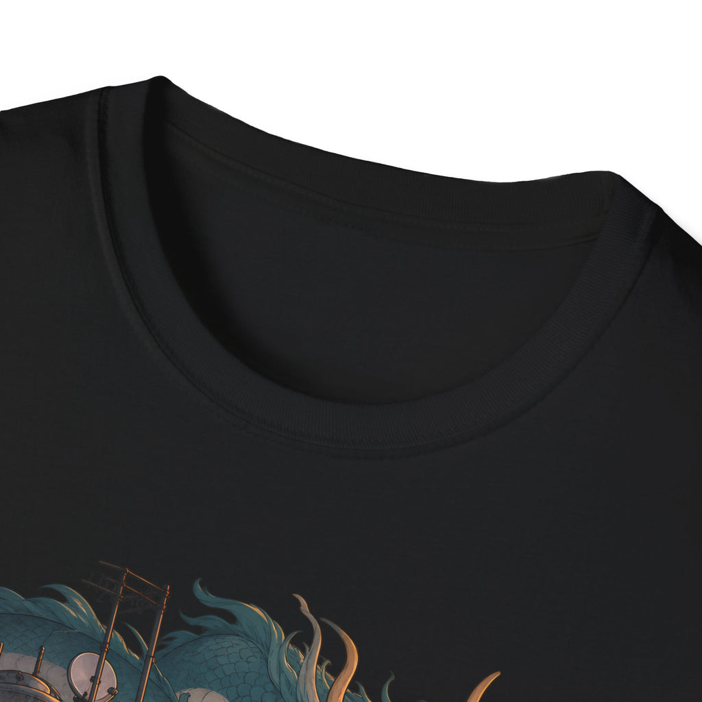 Serpent Cityscape | Urban Japanese Dragon T-Shirt