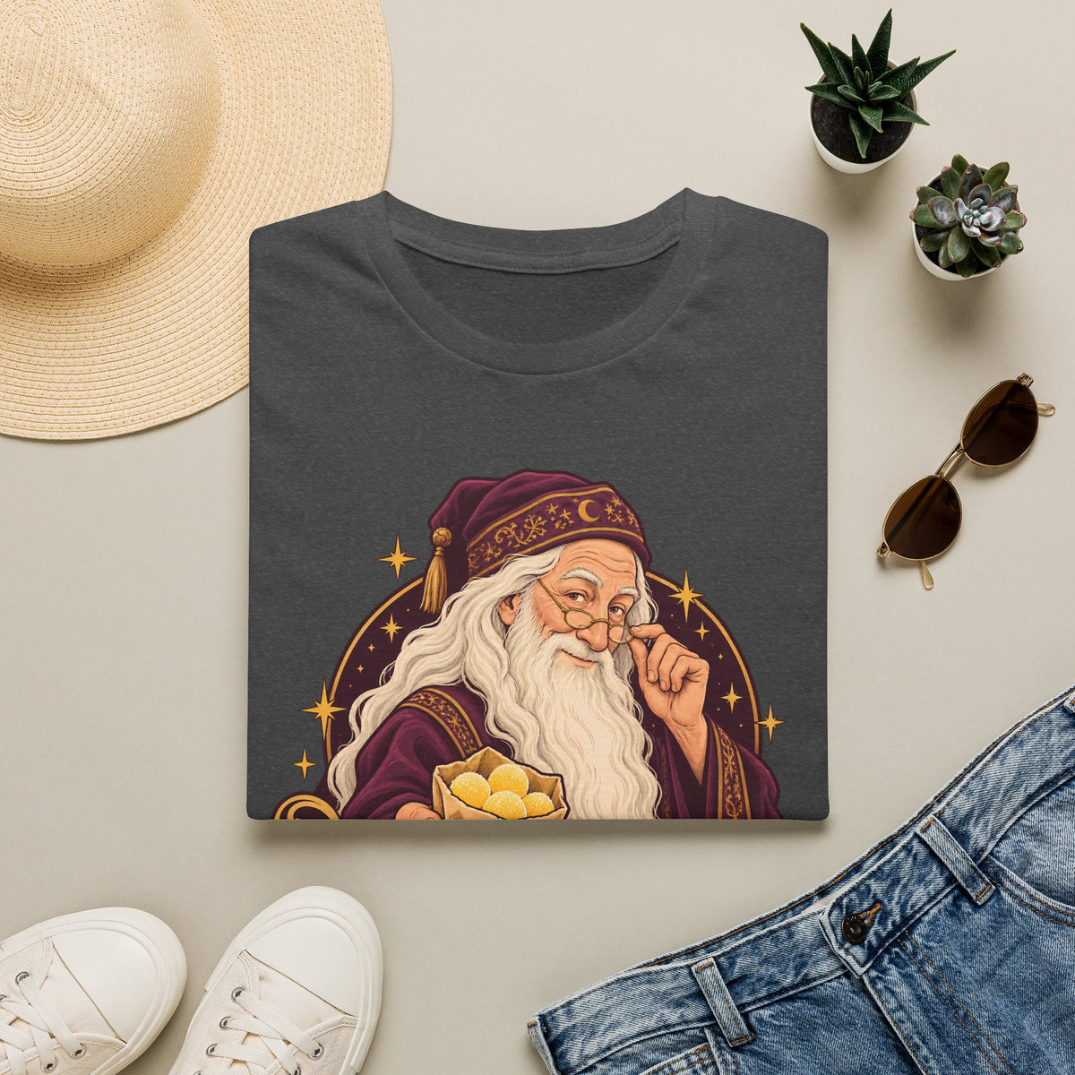 Dumbledore | Sherbet Lemon? | Harry Potter Illustration T‑Shirt