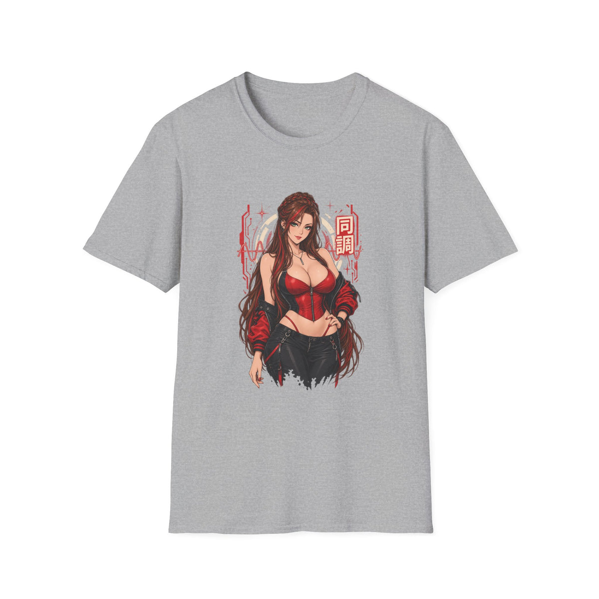 Jenny | Sexy Anime Pin Up Girl | Waifu Graphic T-Shirt