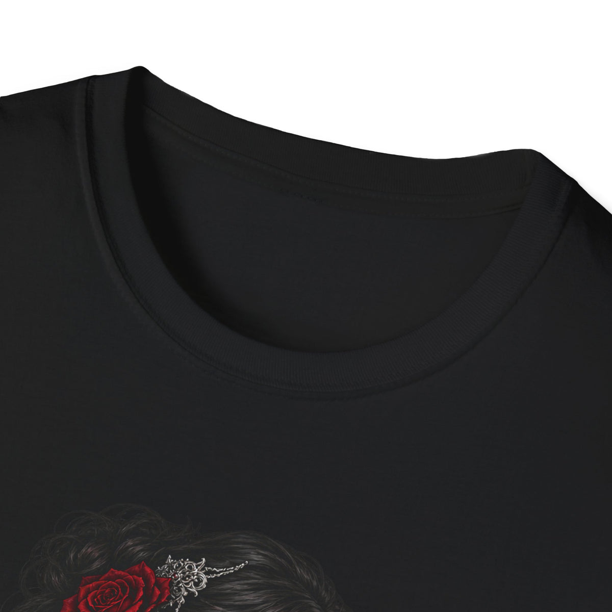 Ink Is My Peace Gothic Tattooed Woman T-Shirt Design