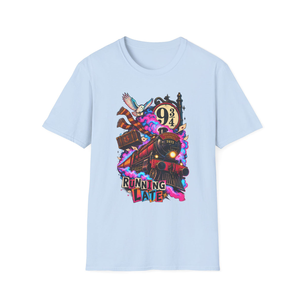 Running Late | Platform 9 and 3/4 | Harry Potter Graphic T-Shirt