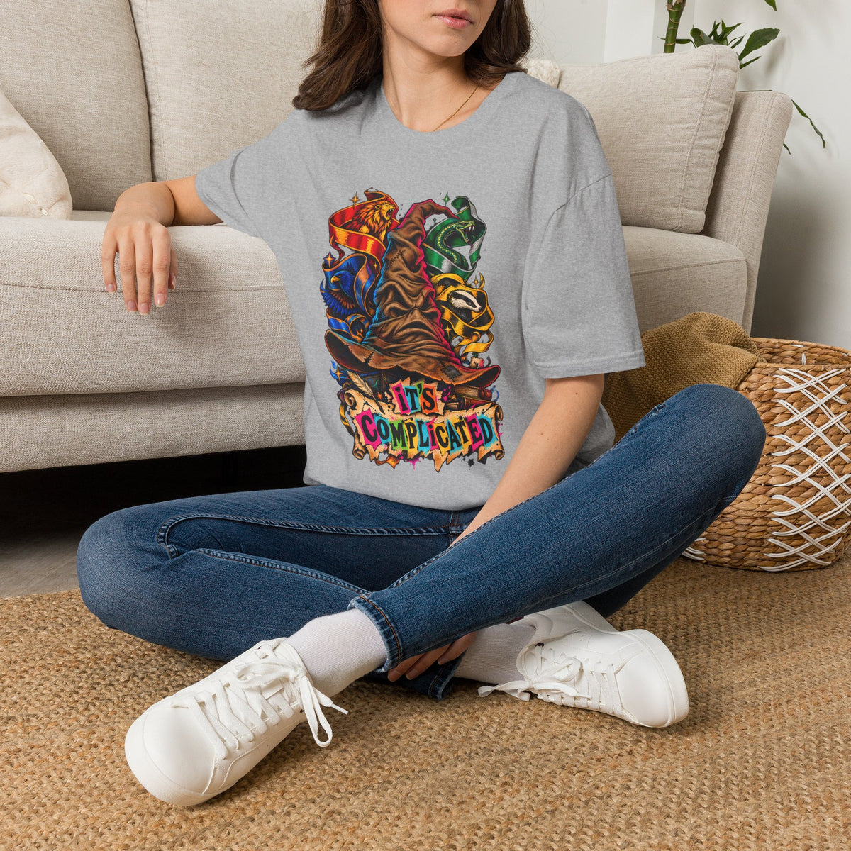 Sorting Hat | Its Complicated | Harry Potter Hogwarts T Shirt