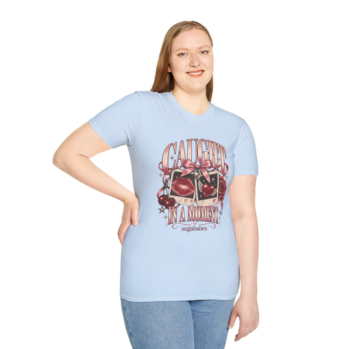 Caught In A Moment | Sugababes | Vintage Heart Polaroid Graphic Tee