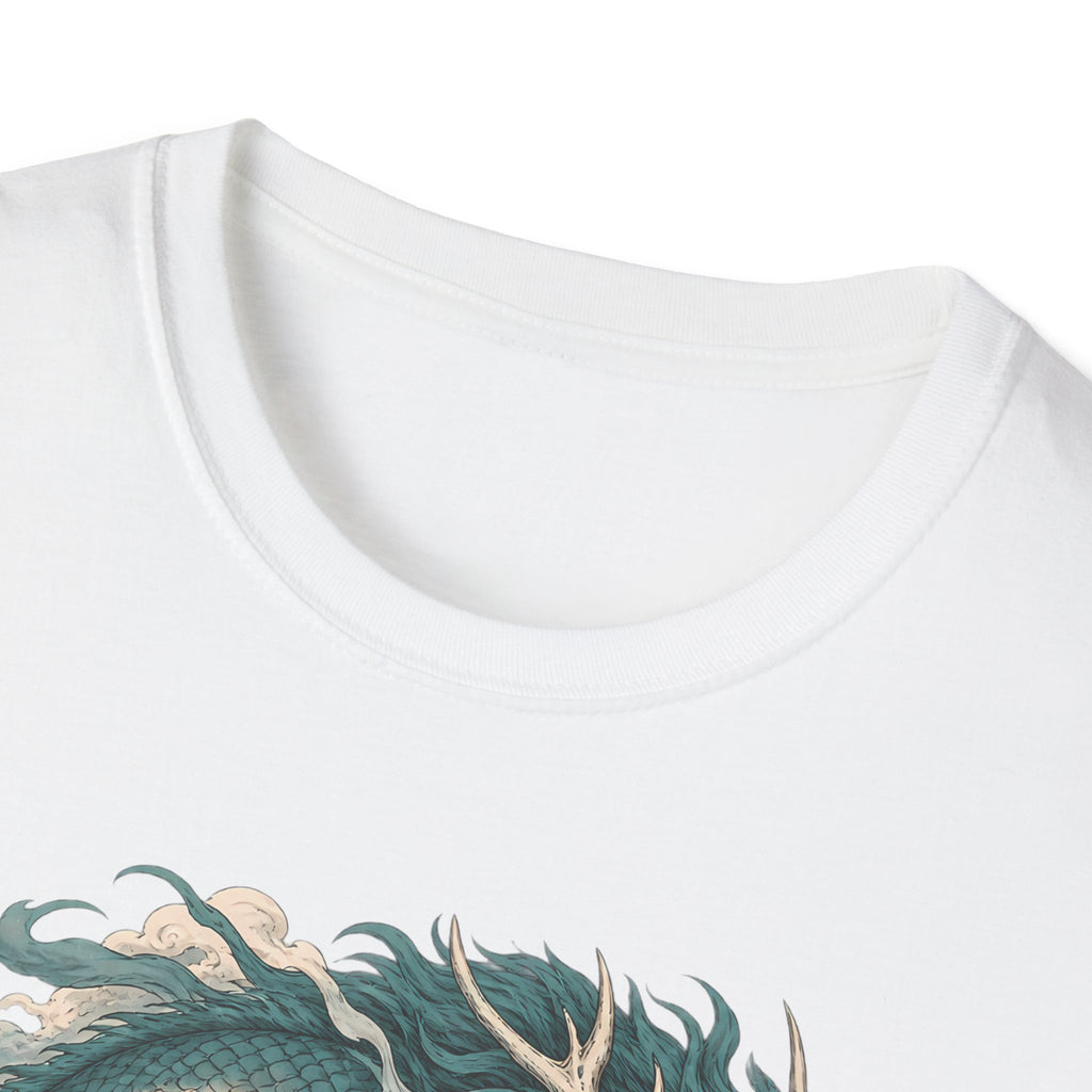 Mythic Dragon Warrior | Japanese Samurai and Serpent T Shirt