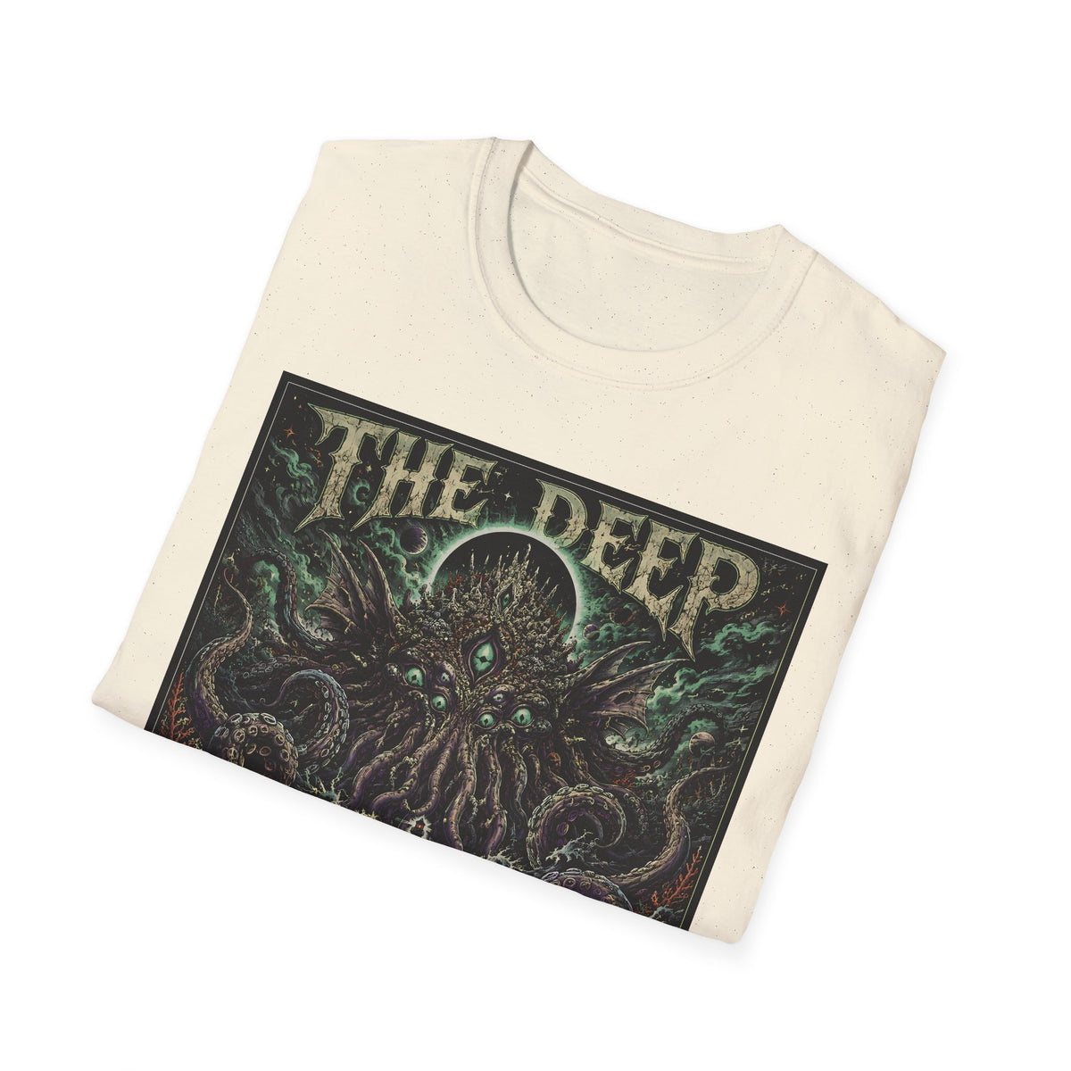 The Deep Remembers T‑Shirt — Cthulhu/Deep Sea Mythos Graphic Tee