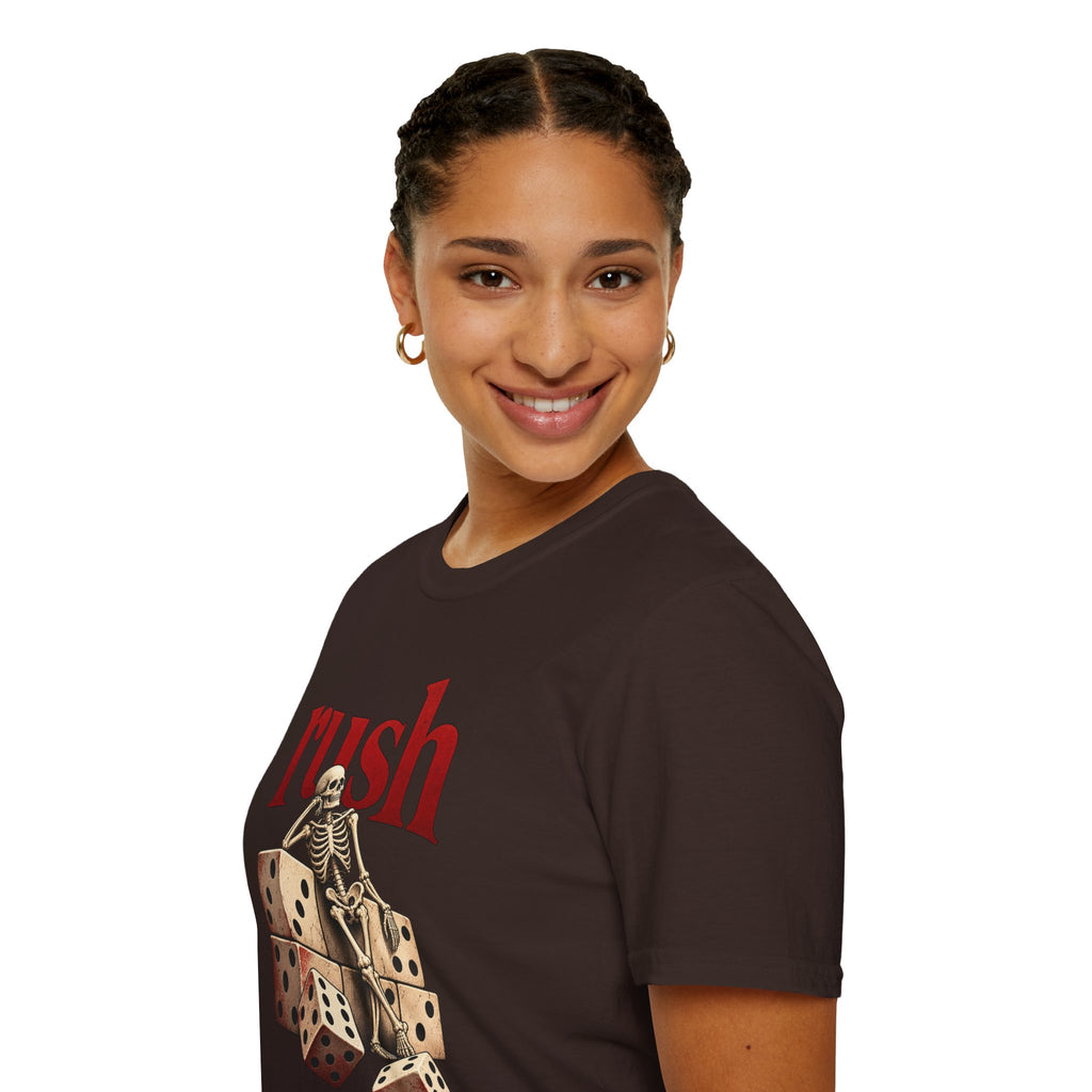 Rush | Roll the Bones | Dice Skeleton Prog Band T-Shirt