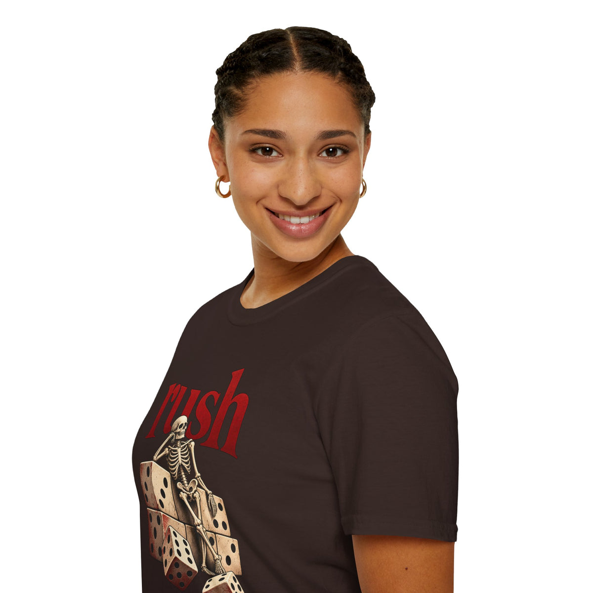 Rush | Roll the Bones | Dice Skeleton Prog Band T-Shirt