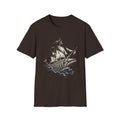 Skeleton Ghost Ship T-Shirt Design | Gothic Whale & Ocean Art