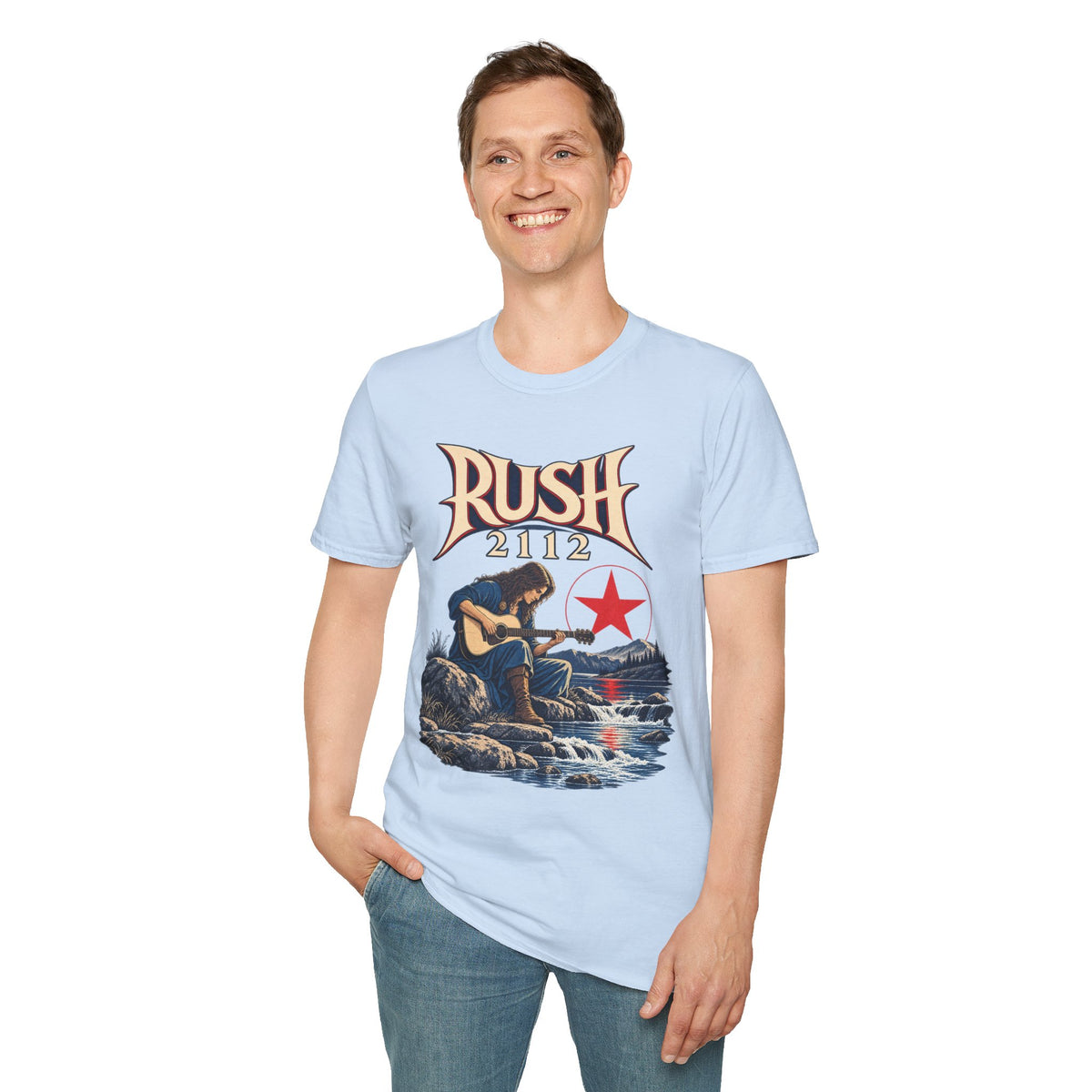 Rush | 2112 | Acoustic Guitar | Prog Band T-Shirt