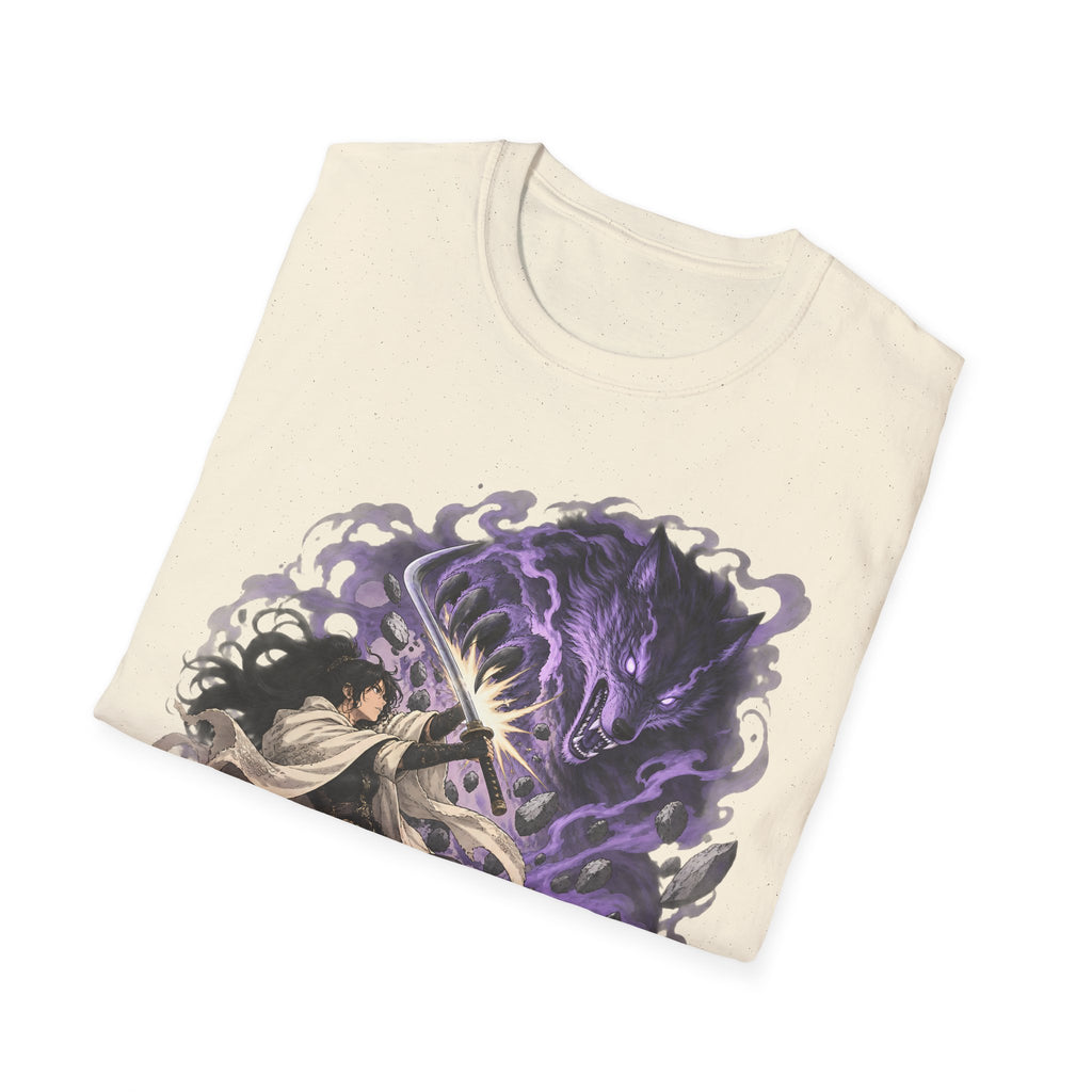Trial of the Wolf | Samurai Anime Storm Warrior T-Shirt
