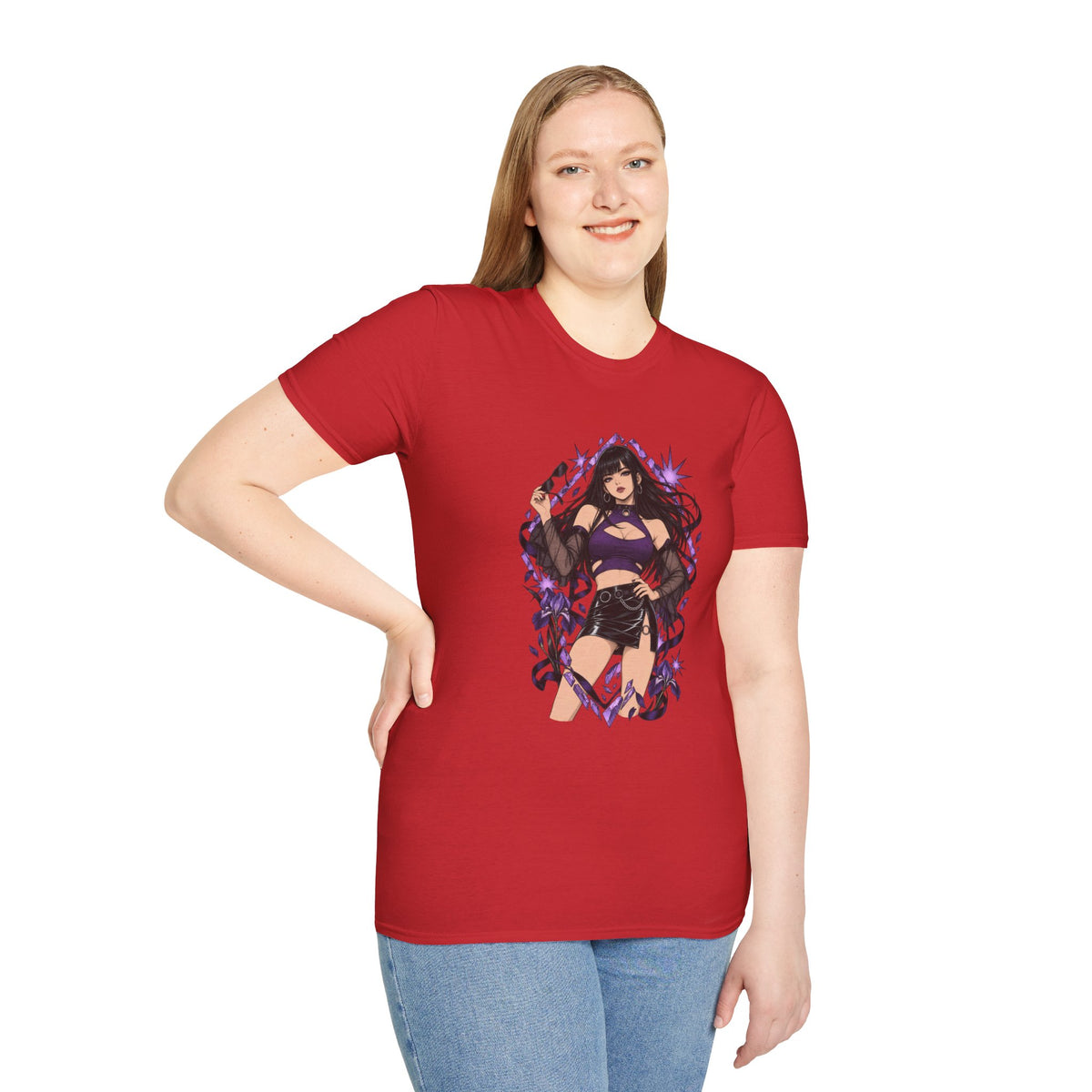 Violet | Japanese Anime Style Sexy Pin Up Girl Shirt
