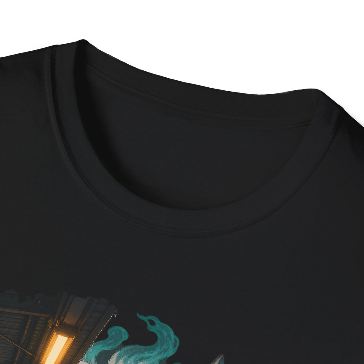 Wolf in the Rain | Last Train Home T-Shirt | Urban Nightscape Graphic Tee