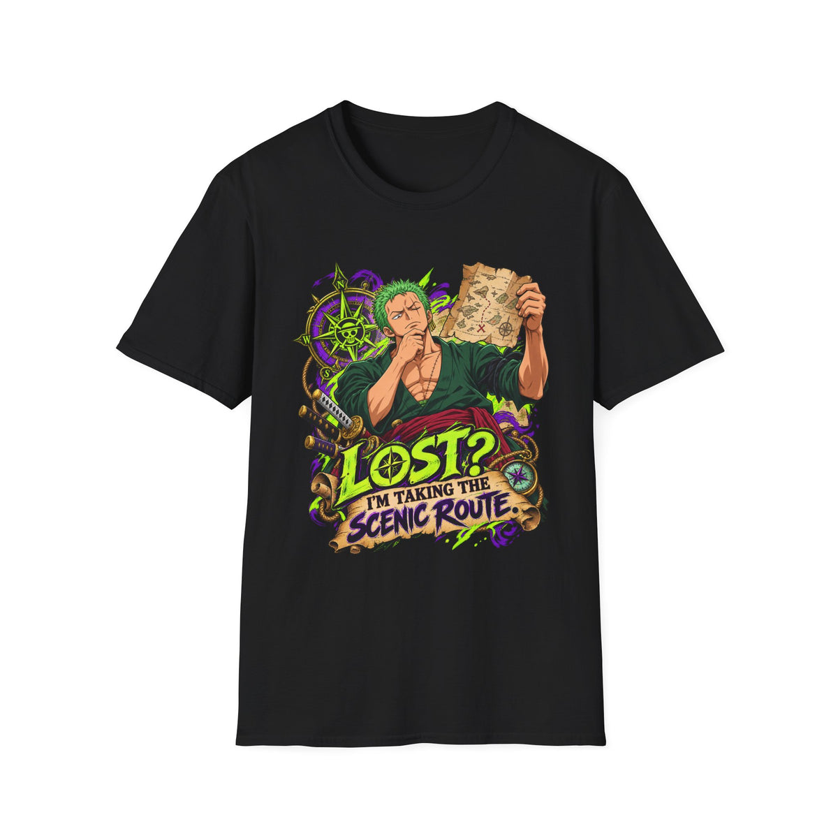 One Piece | Lost? I'm Taking the Scenic Route | Graphic Tee