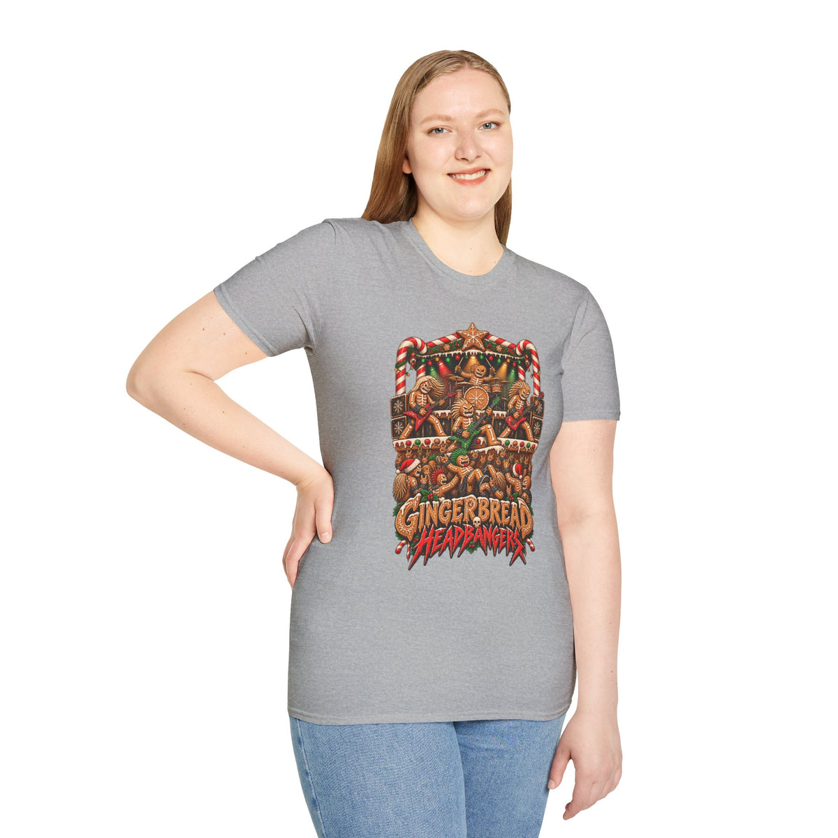 Gingerbread Headbangers | Christmas T-Shirt