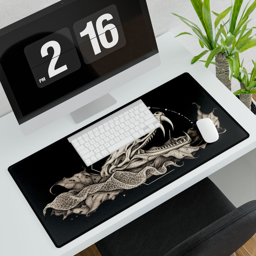 Skull Serpent | Gothic Gaming & Office Mouse Pad