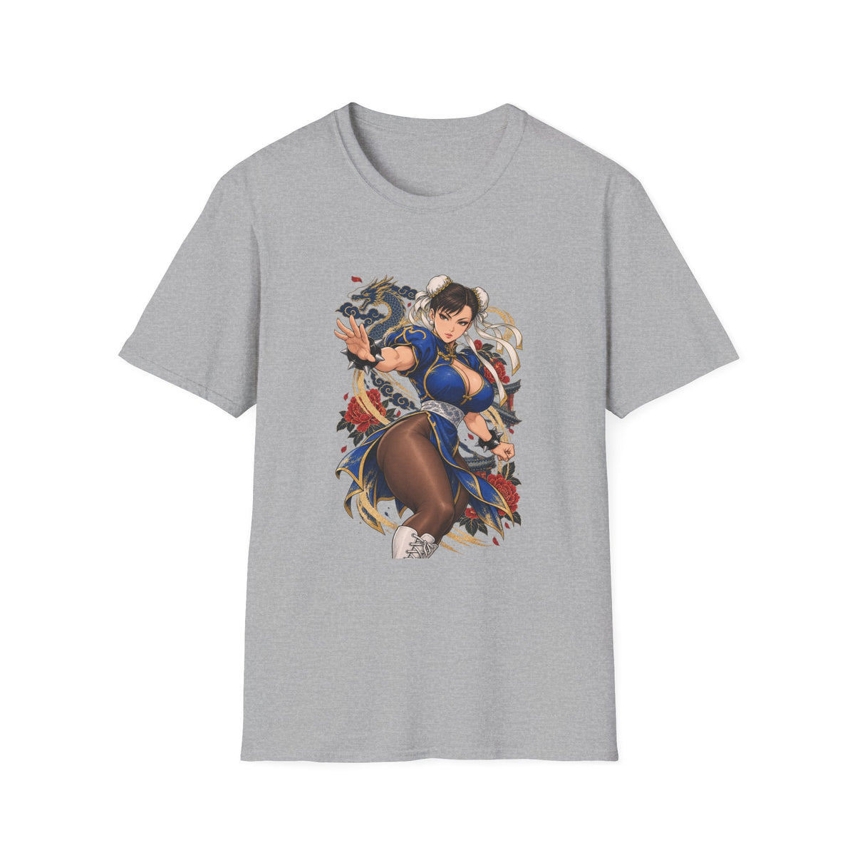 Chun Li | Street Fighter Videogame Fan Anime Pin Up Girl Graphic Shirt