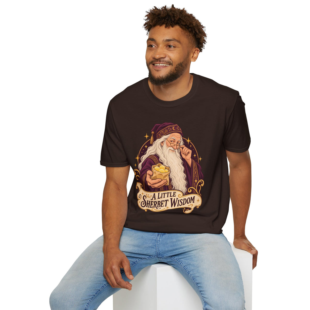 Dumbledore | Sherbet Lemon? | Harry Potter Illustration T‑Shirt