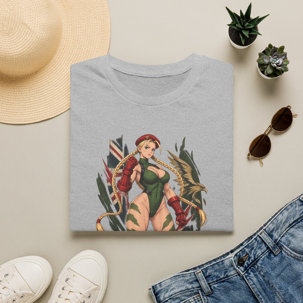 Street Fighter Cammy | Pin Up Style Cammy Shirt From Street Fighter